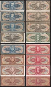 🔴 BRAZIL MEGA LOT BANKNOTE - 1, 5, 10, 20 AND 100 CRUZEIROS - F/VF/XF 🇧🇷 🔴 - Picture 1 of 7