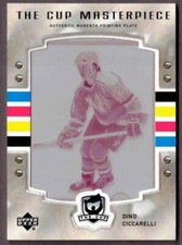 2006-07 UD THE CUP DINO CICCARELLI THE CUP MASTERPIECE # M42 PRINTING PLATE 1/1
