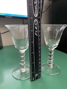 2 Imperial Glass-Ohio Candlewick Clear  Wine Glasses - Picture 1 of 6