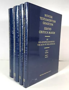 Set of 4 Novum Testamentum Graecum Editio Critica Maior 2018 Hardcover SEALED - Picture 1 of 3