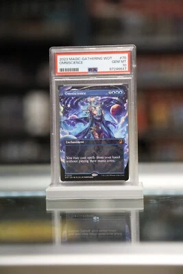 PSA 10 Omniscience (Anime Borderless) Wilds of Eldraine Enchanting Tales Regular - Image 1 of 2