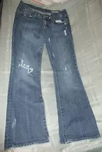 Chip & Pepper Pamela YKK Zip Distressed/Destroyed Jeans 29 X 31 Made in USA - Picture 1 of 6