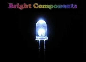 50 x White LED 5mm - Ultra Bright - UK Seller - Picture 1 of 1