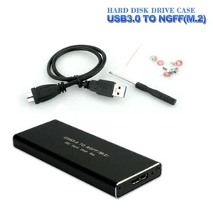 M.2 NGFF SATA SSD TO USB 3 External SSD Reader Converter Enclosure Storage Case - Picture 1 of 14