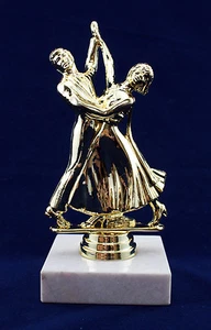 DANCE AWARD TROPHY BALLROOM COUPLE DANCING PERSONALISED GIFT - Picture 1 of 1