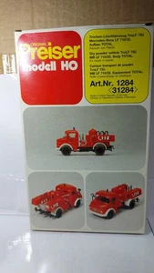 🧑‍🔧Preiser 1284 Trockenlöschfahrzeug TroLF 750 MB LF 710/32  1/87 (25/61) - Picture 1 of 1