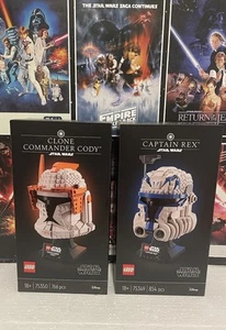 LEGO Star Wars 75350 & 75349 Captain Rex & Commander Cody Clone Helmets - NEW - Bild 1 von 9