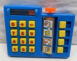 Vintage Fisher Price Fun with Food Taschenrechner #917 Little Helper Shopping 1984 - Bild 1 von 2