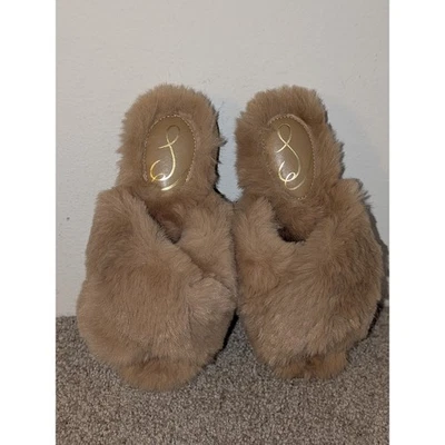 Zapatillas sin cordones Sam Edelman difusas de piel sintética cruzadas talla 6 NUEVAS Foto 1 de 4