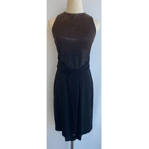 Vestido St John envolvente sintético marrón a negro talla 2 - Imagen 1 de 12