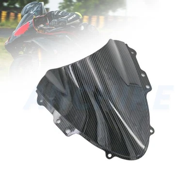 ABS Motorcycle Windscreen Windshield For Suzuki GSXR 600 750 '04-05 Carbon Fiber — 第 1/4 张图片