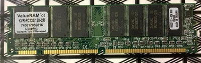 KINGSTON 128MB PC133 KVR-PC133/128-CR 168-pin Non-ECC- PC Memory RAM - Image 1 of 2