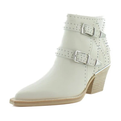 Botas para mujer Dolce Vita Ronnie de cuero marfil Foto 1 de 4