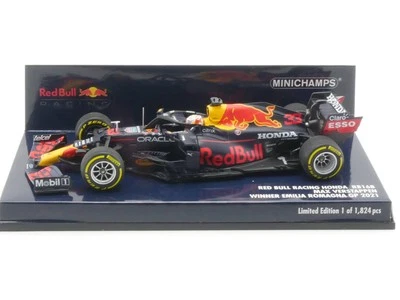 MINICHAMPS Red Bull RB16B Verstappen Emilia Romagna 2021 mint Boxed Aw 4007-05 - Image 1 of 4