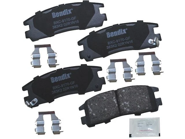 Rear Brake Pad Set For 1995-2012 Mitsubishi Eclipse 2003 1996 1997 1998 CN897BP - Image 1 of 1