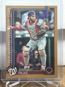 2025 Topps Series 1 - Keibert Ruiz #202 Gold 1760/2025 Washington Nationals - Bild 1 von 2