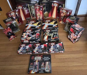 Lot OF 19 ORIG STAR WARS EPISODE 1 ACTION FIGURES, VINTAGE NEW OLD STOCK 1996-97 - Picture 1 of 7