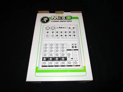 Mackie MIX8 8 channel Compact Mixer Open Box - Image 1 of 4