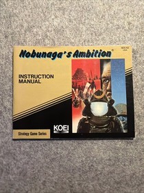 Nobunaga's Ambition (NES, 1989) - Instruction Manual / Booklet Only
