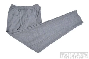 Pantalones PESCAROLO Azul Cuadros 100% Lana Cordón Pantalones - EU 52 / US 32 - Imagen 1 de 7