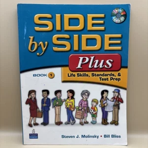Side by Side Plus Bill Bliss and Steven Molinsky Book 1 with Audio Cd Paperback - Picture 1 of 8