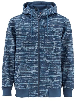 Jaqueta masculina Simms Fishing Rogue com capuz WP forrada de lã macia grande NOVA com etiquetas! - Imagem 1 de 3