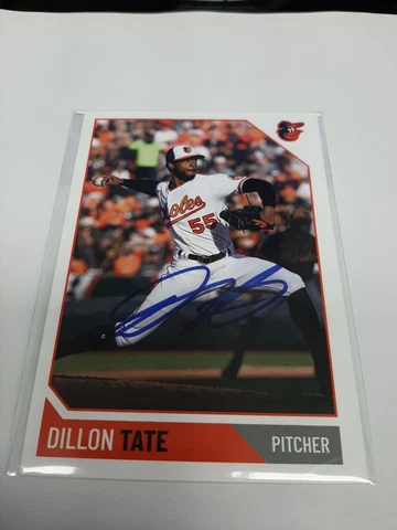 Dillon Tate Baltimore Orioles Autographed 2023 Postcard Fan Fest Card Cover