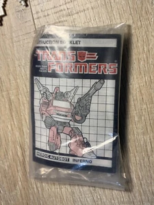 Transformers G1 Inferno Accessories Sealed 1985 Genuine New Condition - Picture 1 of 8