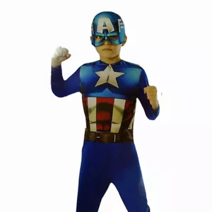Costume bambino Marvel Avengers Capitan America medio 8-10 (5-7 anni) - Foto 1 di 6