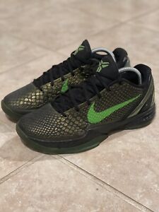 Size 8 - Nike Zoom Kobe 6 Supreme Rice VI Moss Green Apple 446442-301 Basketball