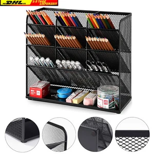Schreibtisch Organizer Mesh Eisen Büro Schublade Stiftehalter Ordnungssystem DHL - Bild 1 von 11