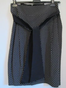 Aquascutum silk skirt black mix size 12 new with tags - Picture 1 of 9