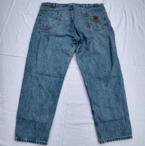 Jeans Carhartt 40x30 azul ligeramente desgastado - Imagen 1 de 8