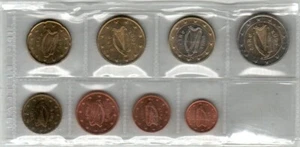 IRELAND 2003 8 Coin Euro Set UNC - Picture 1 of 2