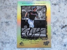 White Sox Joe Crede Signed Autographed 1999 Upper Deck Winston-Salem Warthogs