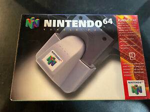 💥N64 Rumble Pak - Pack Boxed - Official Nintendo 64 Vgc With Manual