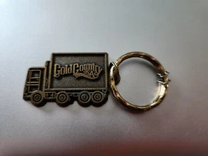 Vintage Gold Country Truck Key Tag, Fob, Postage Guaranteed - Picture 1 of 2