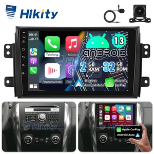 9" CarPlay Android 13 Autoradio Für Suzuki SX4 Fiat Sedici 06-13 2+32G GPS Navi - Bild 1 von 15