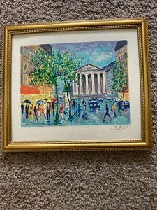 Jean-Claude Picot L'Eglise de la Madeleine Siebdruck mit Zertifikat - Bild 1 von 5
