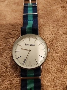 Stratford Uhr Clear Face StripeStrap Neu Zustand Quarz läuft A34 - Bild 1 von 5