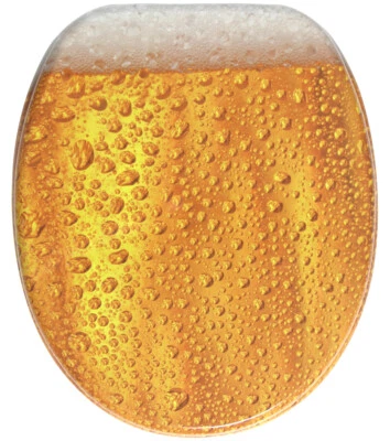 SANILO WC SITZ TOILETTENDECKEL KLODECKEL KLOSITZ SITZE DECKEL MIT ABSENKAUTOMATIK BIER