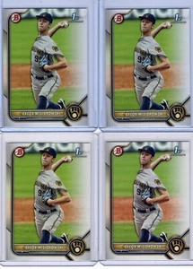 2022 Bowman Draft JACOB MISIOROWSKI 1st Bowman Prospect PAPER #BD-132 LOT X 4 - Picture 1 of 1