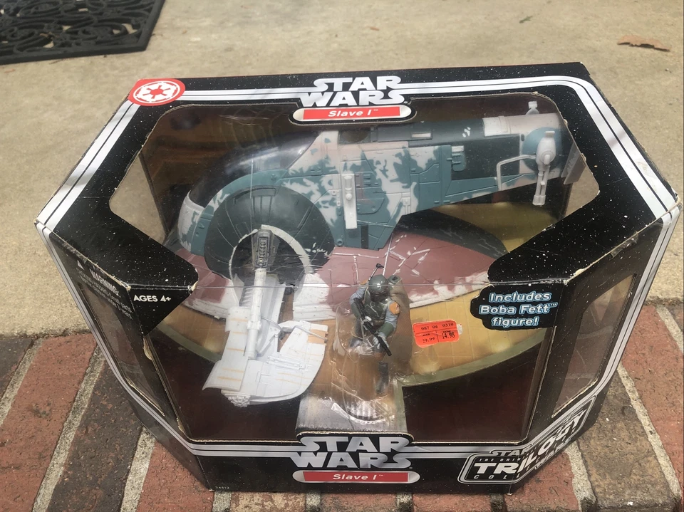 Star Wars OTC Original Trilogy Slave 1 W Boba Fett MISB 2004 Hasbro ESB 1020