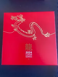 2024 Lunar Series domed Coin - Picture 1 of 3