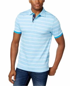 Club Room Men's Palomino Striped Polo, Bay Breeze, Size XXL, MSRP $49 - Picture 1 of 4