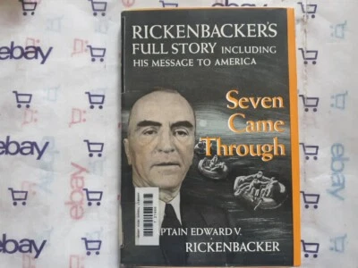 Seven Came Through by Rickenbacker 1943 First Edition Hardcover with Dust Jacket - Imagem 1 de 4