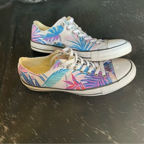 Taglia 10 Uomo 12 Donna Converse Chuck Taylor All Star Low Stampa Tropicale Hawaiana