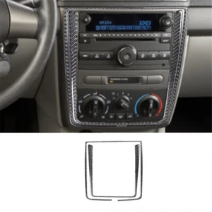 3x Carbon Fiber Center Control Frame Sticker Trim For Chevrolet COBALT 2005-2010 - Picture 1 of 11