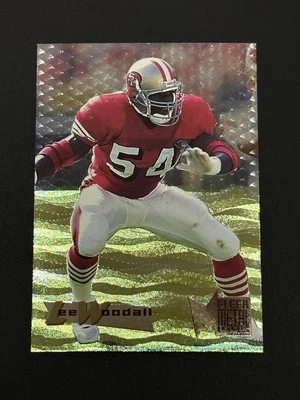 1995 Fleer Metal Lee Woodall #177 San Francisco 49ers (R) - Image 1 of 2