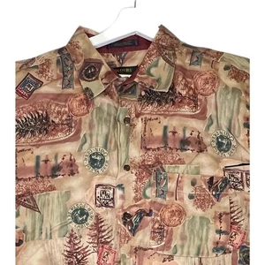 Vintage Colours Alexander Julian Shirt Adult XL Duck Print Outdoor Hunting Mens - Picture 1 of 8